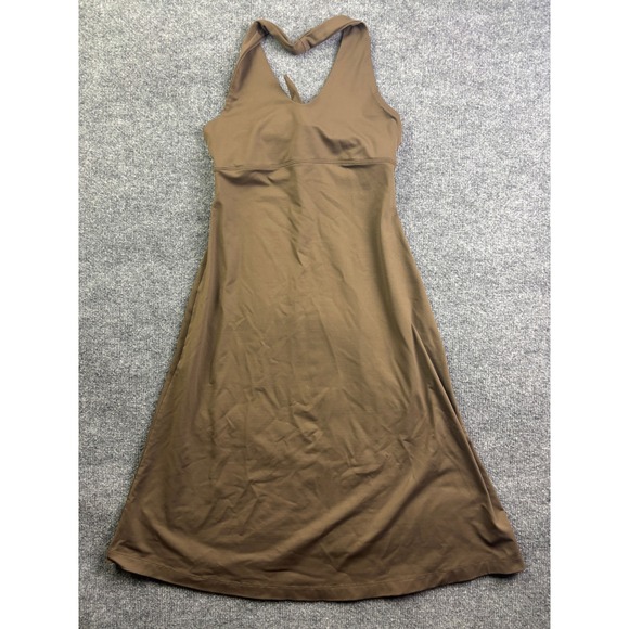 Patagonia Dresses & Skirts - Patagonia Halter Dress Womens Small Brown Tie Back Activewear Casual